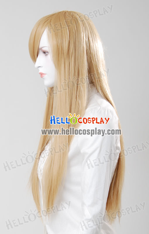 cosplay blonde medium wig