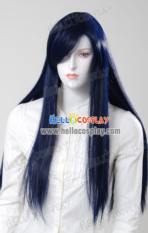 cosplay midnight navy medium wig