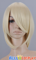 Light Yellow Blonde Cosplay Short Wig layered Light Yellow Blonde Cosplay Short Wig layered