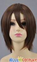 Brown Gold Short Layered Cosplay Wig Brown Gold Short Layered Cosplay Wig