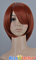 Brown Red Cosplay Short Layer Wig Brown Red Cosplay Short Layer Wig