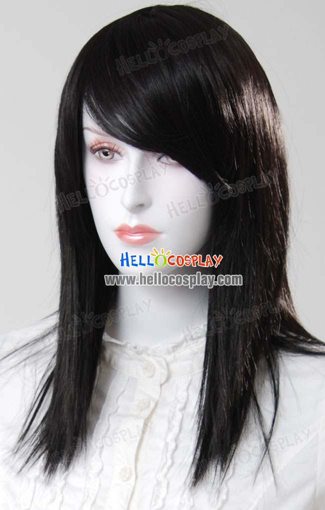 cosplay black short wig