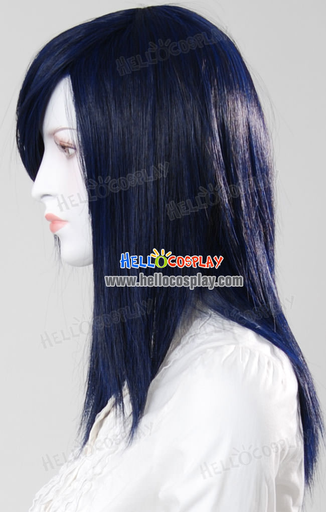 cosplay midnight navy short wig