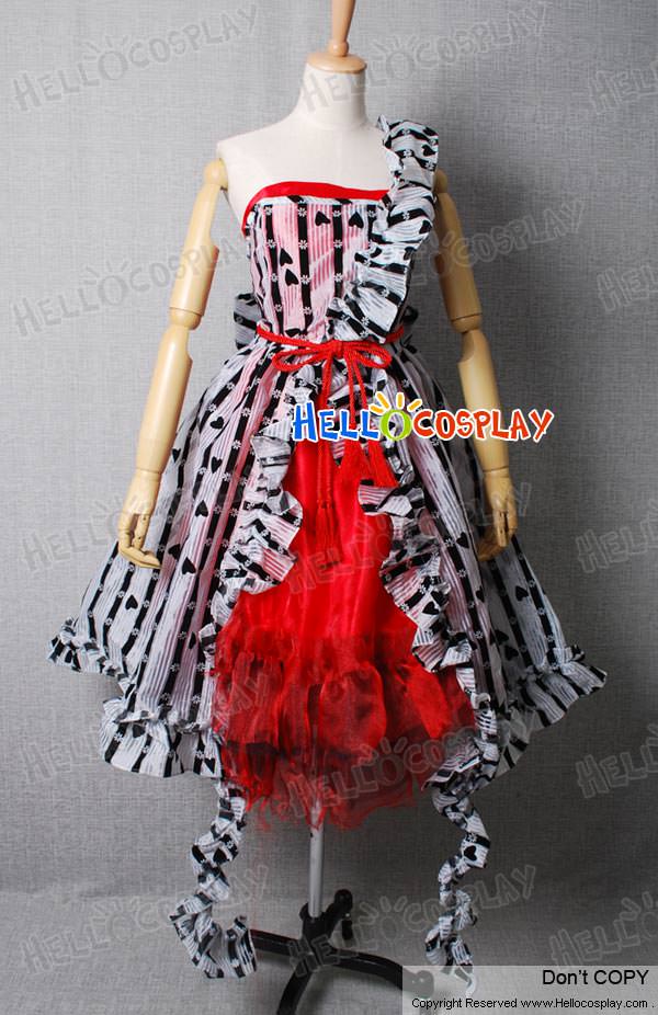 Alice In Wonderland Costume Alice Red Court