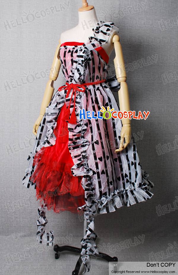 Alice In Wonderland Costume Alice Red Court