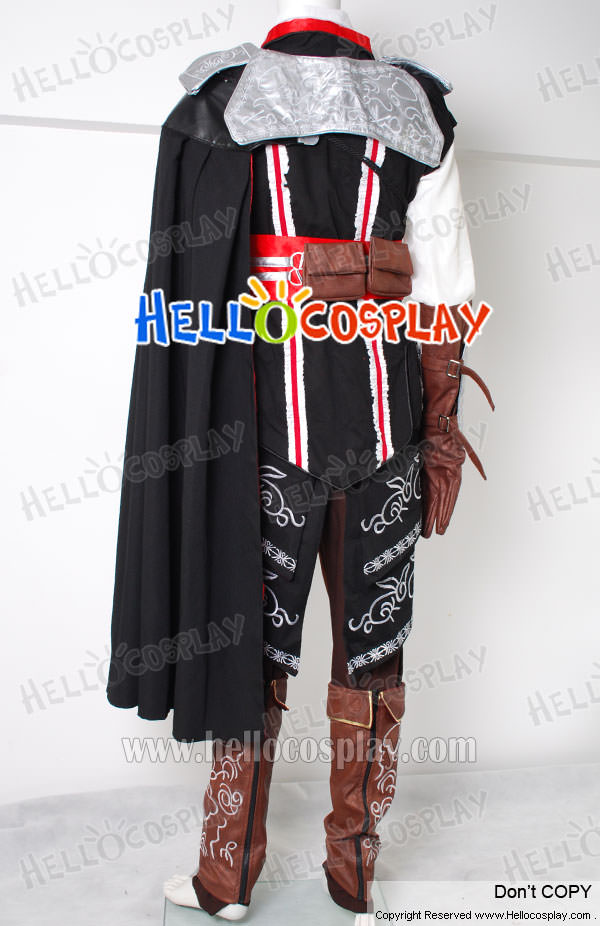 Assassin's Creed II 2 Cosplay Ezio Black Costume
