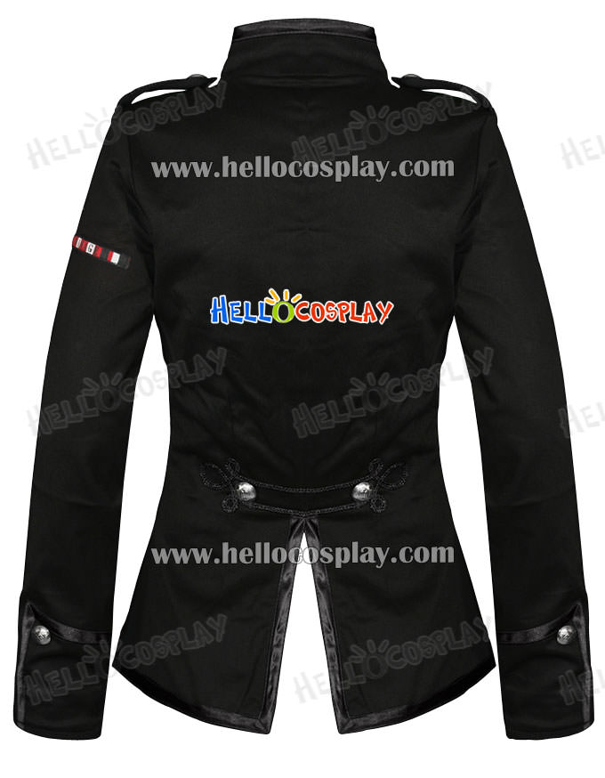Black My Chemical Romance Ladies Military Parade Jacket
