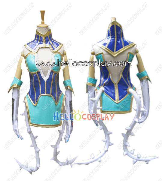 Tiger & Bunny Cosplay Karina Lyle Blue Rose's Commercial Pepsi NEX Costume