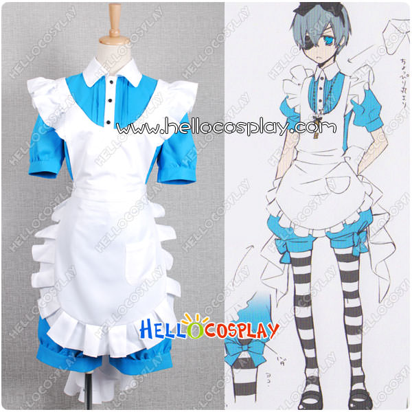 Black Butler Cosplay Ciel in Wonderland Ciel Alice Version Dress
