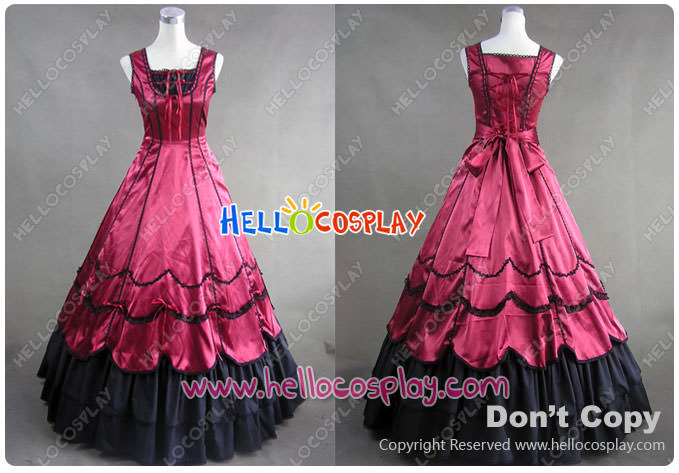 Civil War Gothic Red Dress