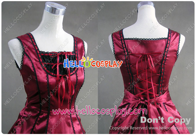 Civil War Gothic Red Dress