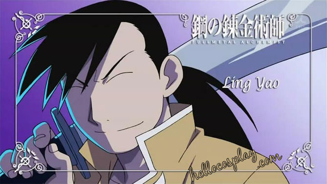 FullMetal alchemist Cosplay Ling Yao Costume