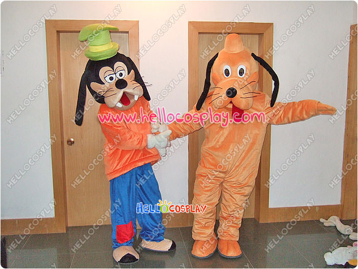 Disney Goofy Mascot Costume & Bruno Mascot Costume