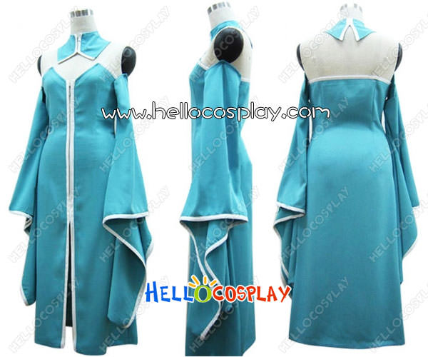 Gundam Seed Cosplay Lacus Blue Dress