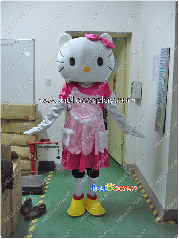 Hello Kitty Mascot Costume Adult Size Style A