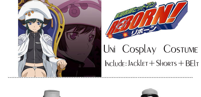Katekyo Hitman Reborn Uni Yuni Cosplay Costume