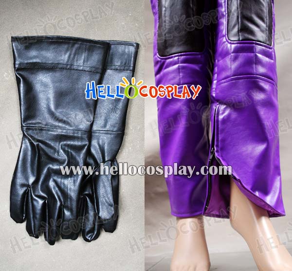 KickAss Hit Girl Cosplay Costume Purple Leather