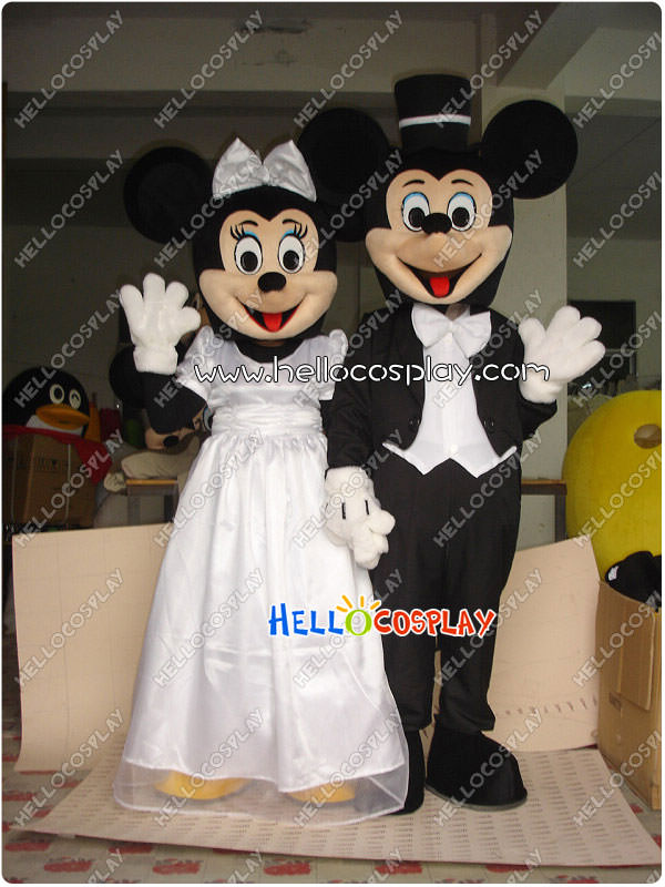Mickey Mouse Mascot Suits & Minnie Mouse Mascot Dress