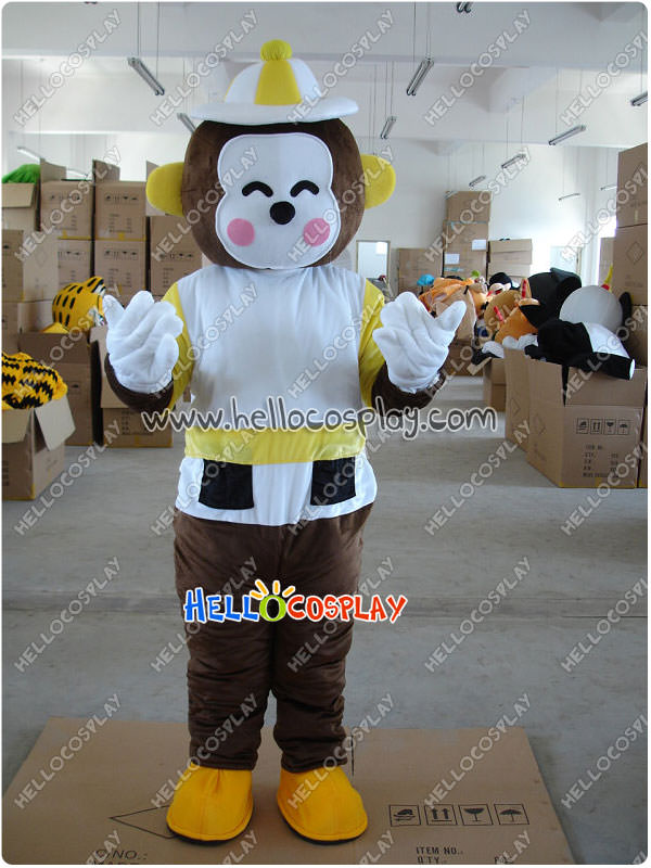Cartoon Monkey Mascot Costume