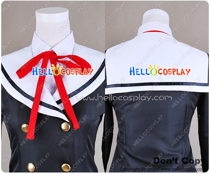 OniAi Akiko Himenokouji Cosplay Costume School Girl Uniform