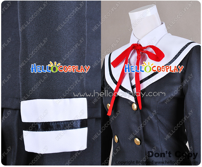 OniAi Akiko Himenokouji Cosplay Costume School Girl Uniform