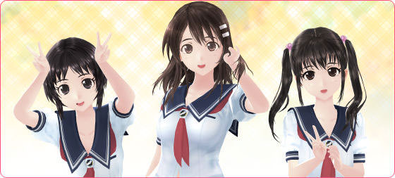 Photo Girlfriend Cosplay Rina Yunoki Costume School Girl Uniform