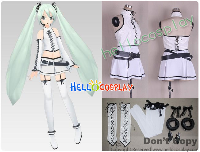 Vocaloid 2 Cosplay Project DIVA 2nd Hatsune Miku Costume Eeru Danju Version