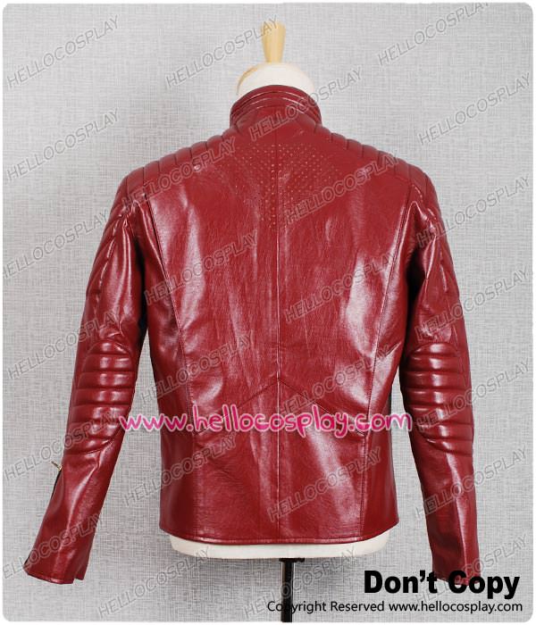 Smallville Clark Kent Red Leather Jacket Coat Costume