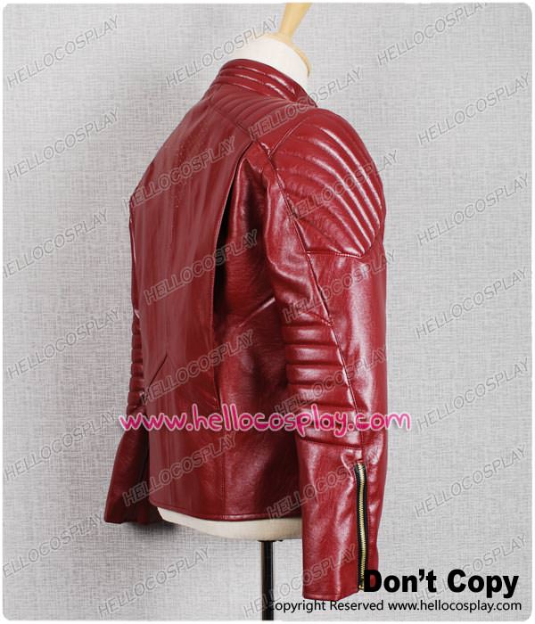 Smallville Clark Kent Red Leather Jacket Coat Costume