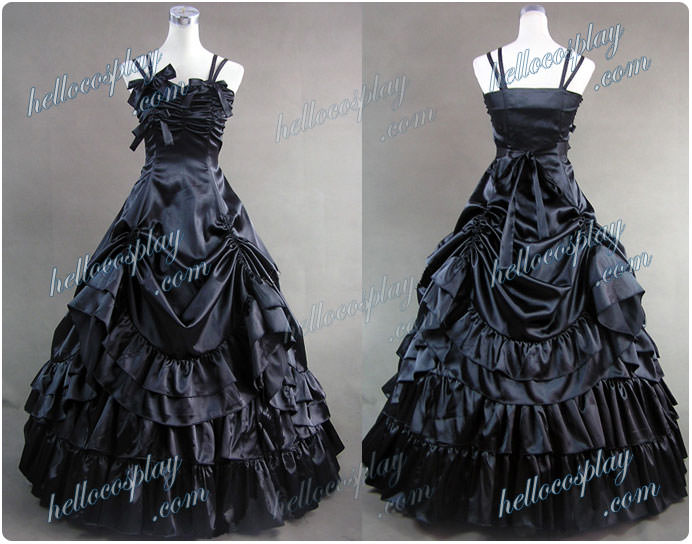 Southern Belle Satin Lolita Ball Gown Dress 224