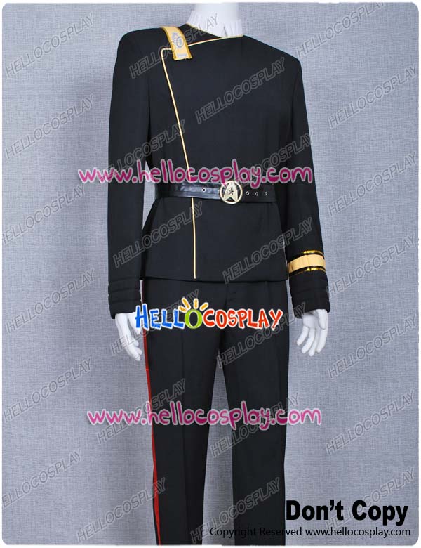 Star Trek Costume II-VI Wrath of Khan Starfleet Black Uniform