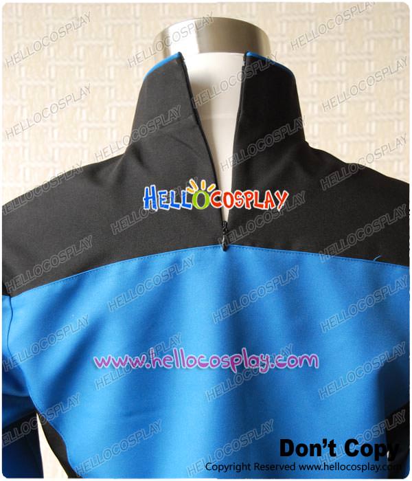 Star Trek TNG The Next Generation Teal Shirt Uniform Costume