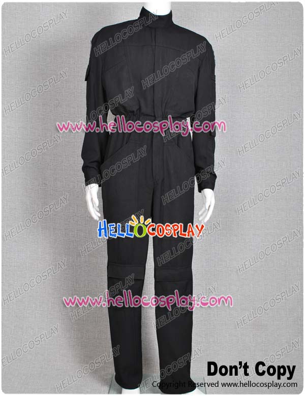 Star Wars Imperial Tie Fighter Pilot Black Flightsuit Uniform
