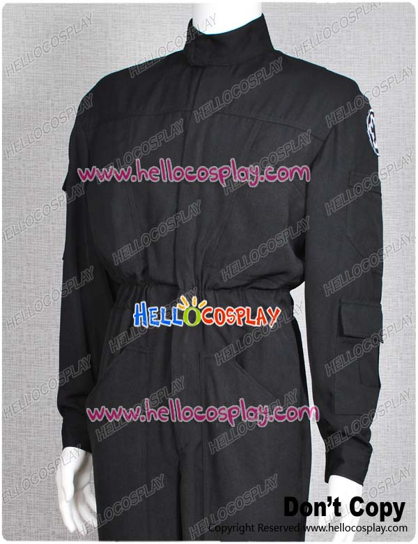 Star Wars Imperial Tie Fighter Pilot Black Flightsuit Uniform
