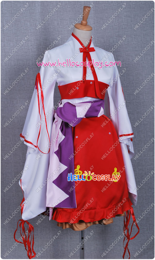 Vocaloid 2 Cosplay Tsugai Kogarashi Hatsune Miku Costume Japanese Clothes
