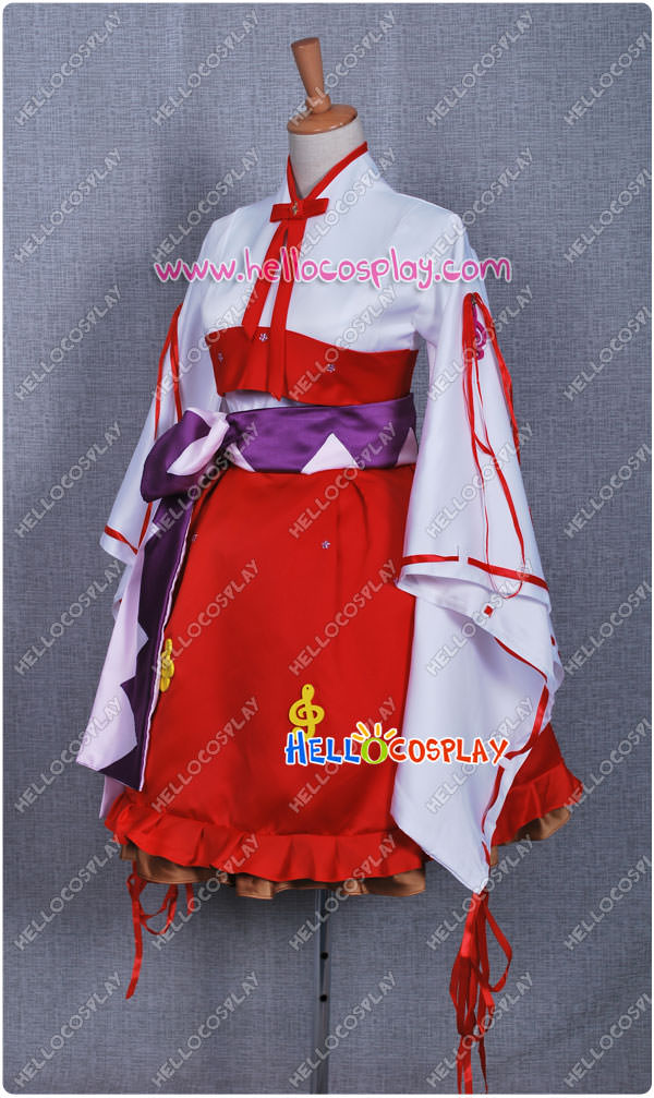 Vocaloid 2 Cosplay Tsugai Kogarashi Hatsune Miku Costume Japanese Clothes
