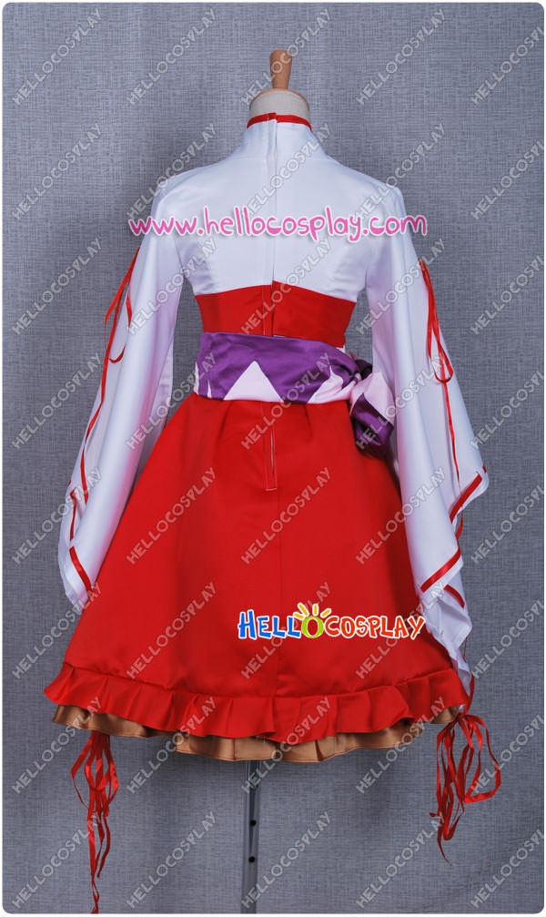 Vocaloid 2 Cosplay Tsugai Kogarashi Hatsune Miku Costume Japanese Clothes