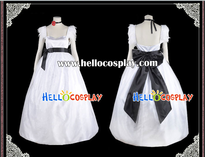 Vocaloid 2 Cosplay Hatsune Miku White Dress