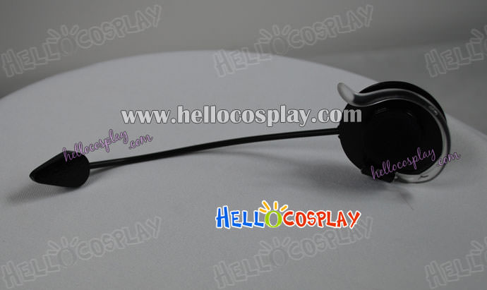 Vocaloid Cosplay Kaito Black Blue Headphone