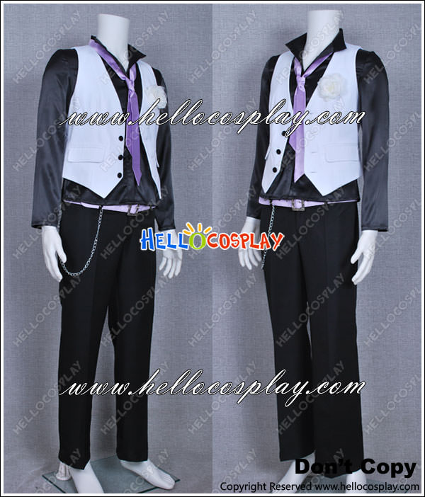 Vocaloid 2 Cosplay Just A Game White Camellia Kamui Gakupo Costume