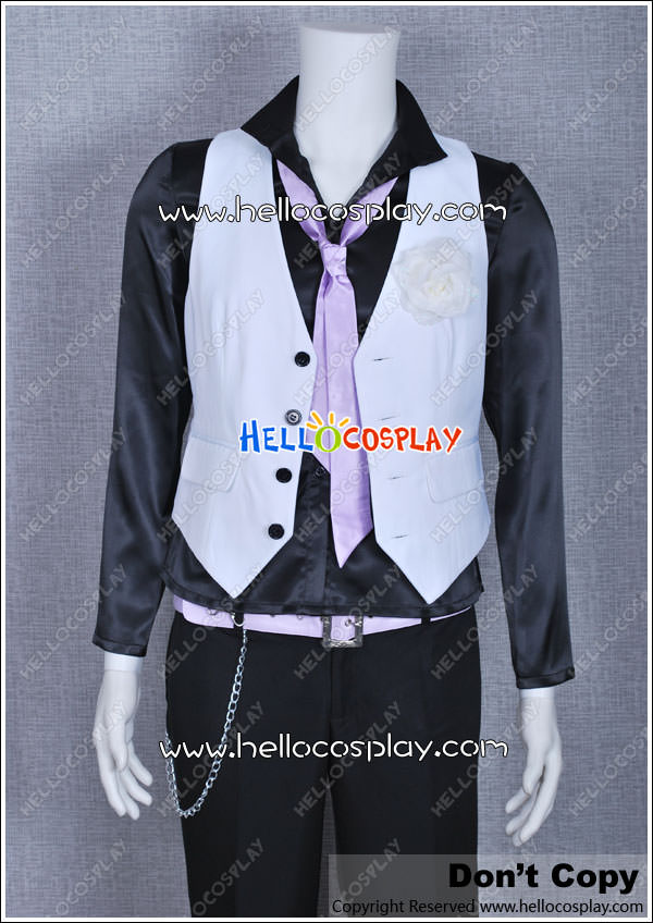 Vocaloid 2 Cosplay Just A Game White Camellia Kamui Gakupo Costume