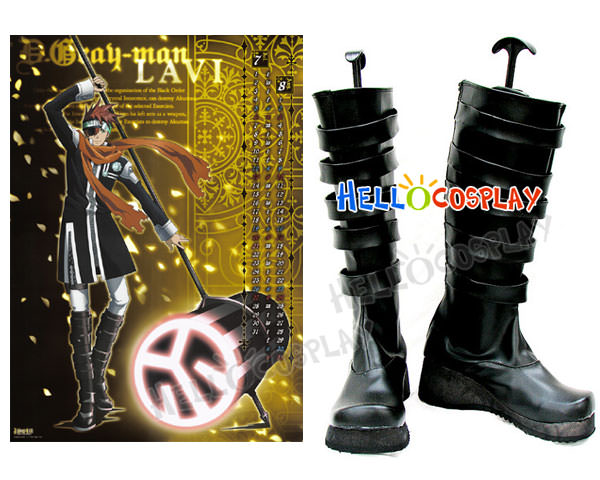 D Gray Man Cosplay Lavi Boots