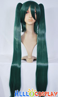 D Gray Man Cosplay Lenalee Lee Deep Green Long Wig New D Gray Man Cosplay Lenalee Lee Deep Green Long Wig New