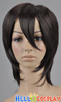 Dark Brown Cosplay Short Wig Layered Dark Brown Cosplay Short Wig Layered