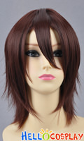 Dark Brown Short Layered Cosplay Wig Dark Brown Short Layered Cosplay Wig