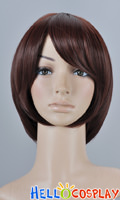 Dark Brown Cosplay Short Layer Wig Dark Brown Cosplay Short Layer Wig