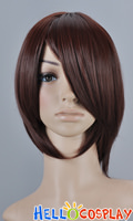 Dark Brown Red Cosplay Short Layer Wig Dark Brown Red Cosplay Short Layer Wig