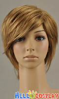 Dark Gold Cosplay Short Wig Layered Dark Gold Cosplay Short Wig Layered