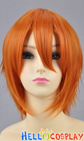 Dark Orange Brown Short Layered Cosplay Wig Dark Orange Brown Short Layered Cosplay Wig