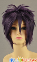 Dark Purple Cosplay Short Wig Dark Purple Cosplay Short Wig